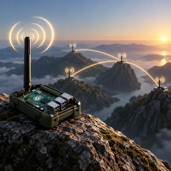 Обложка OpenMANET: открытая mesh-сеть на Wi-Fi HaLow и Raspberry Pi как скоростная альтернатива Meshtastic