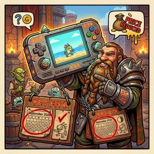 Обложка Retroid продлила скидку на портативную консоль Pocket Duo Lite до конца сентября 2026 года