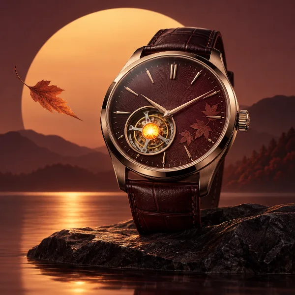 Обложка Citizen «Autumn Light» NH9133-01X: механика с открытым балансом тиражом 300 штук