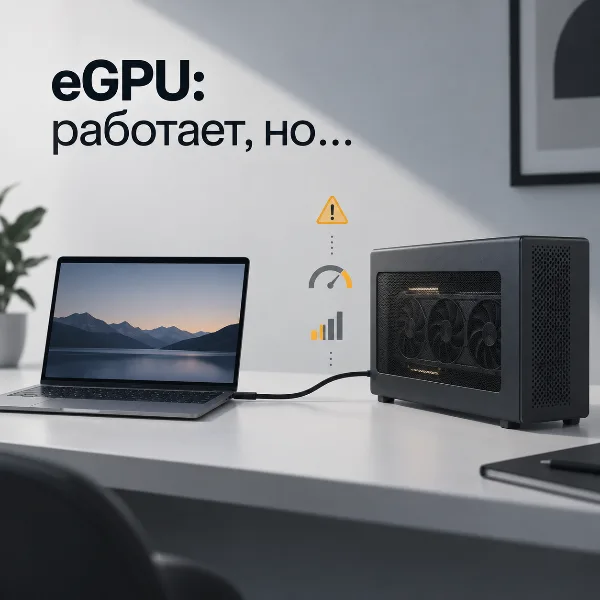 Обложка Внешние видеокарты eGPU действительно работают, но со множеством оговорок