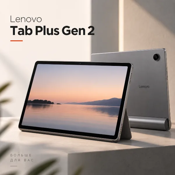 Обложка Lenovo Tab Plus Gen 2: планшет, преемнику которого будет непросто стать лучше