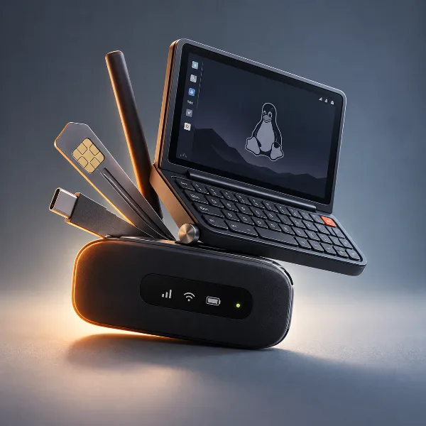 Обложка Из мобильного роутера — в Linux-наладонник: бюджетный КПК на базе 4G-хотспота