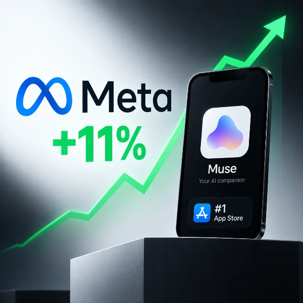 Обложка Акции Meta* взлетели на 11%: ИИ-агент Muse возглавил чарты App Store