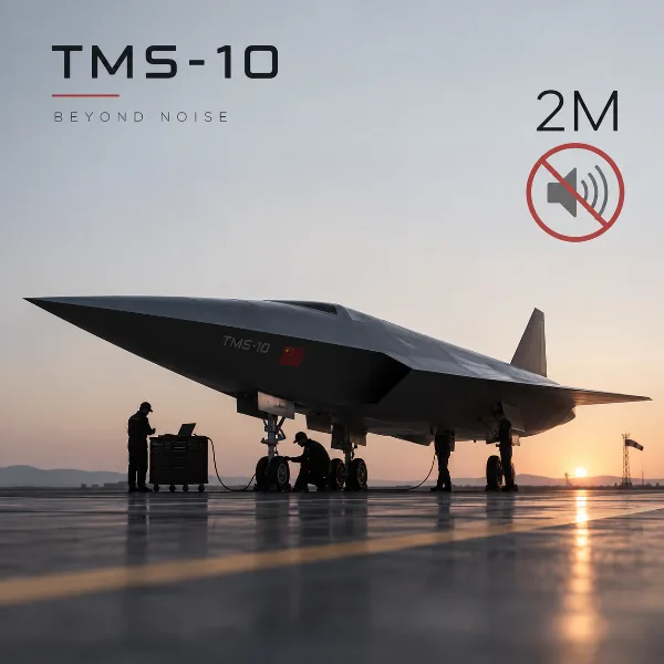 Обложка Китайский сверхзвуковой демонстратор TMS-10 готовят к первому полёту: цель — 2 Маха без громкого удара