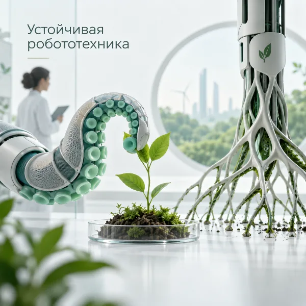Обложка «Устойчивая робототехника»: как Барбара Маццолаи создаёт роботов по образу осьминогов и корней растений