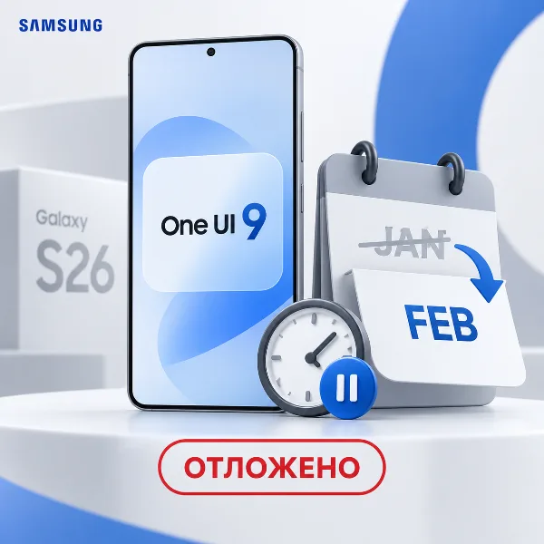 Обложка Samsung отложила выход стабильной One UI 9 для линейки Galaxy S26