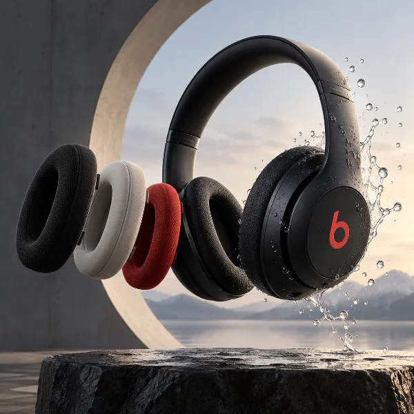 Обложка Beats 360: первые полноразмерные наушники бренда со сменными амбушюрами и защитой IPX4