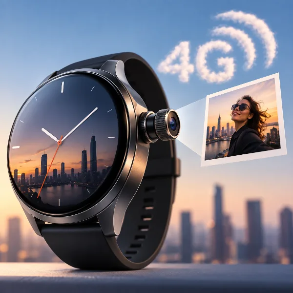 Обложка Rollme Matrix: смарт-часы с 4G и выдвижной камерой в заводной головке за $90