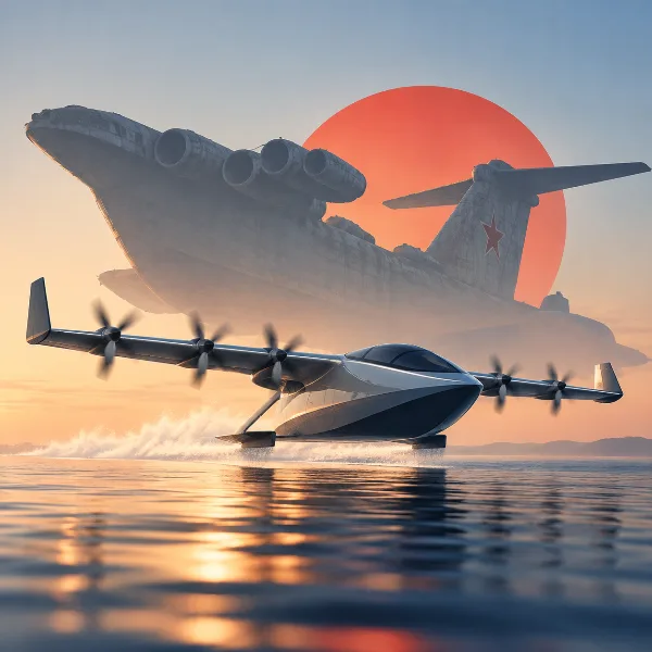 Обложка «Летающая лодка» Viceroy Seaglider: стартап REGENT возрождает советские экранопланы