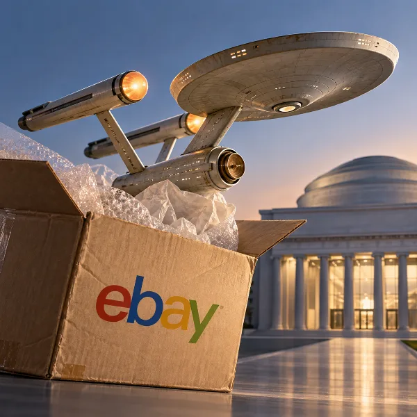 Обложка Оригинальная модель звездолёта Enterprise из «Звёздного пути» нашлась на eBay и едет в Музей MIT