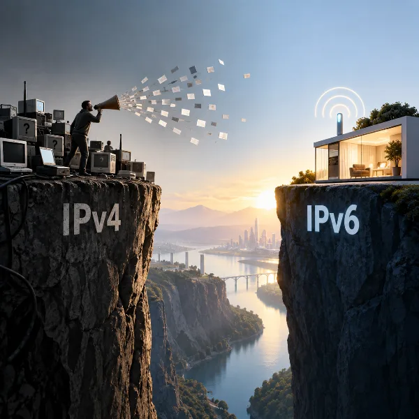 Обложка IPv6 против IPv4: широковещание, подсети и обнаружение сервисов на практике