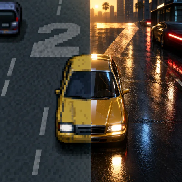 Обложка GTA 2 получила полную трассировку пути спустя 27 лет благодаря моду на Nvidia RTX Remix