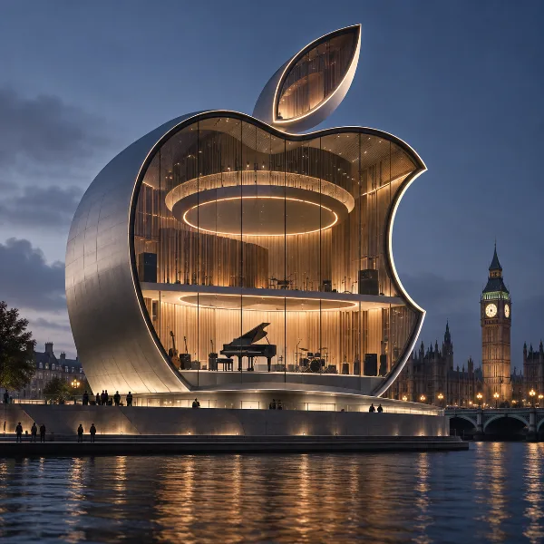 Обложка Apple открывает в Лондоне концертный зал Music Hall — по сути огромную студию звукозаписи