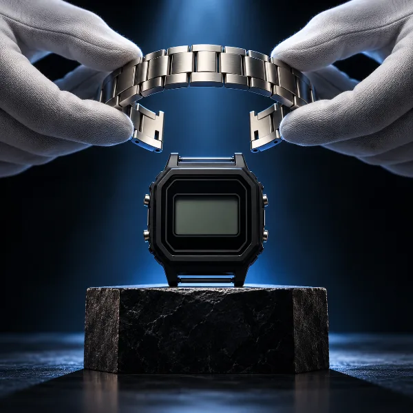 Обложка Casio W-221HD-1A: самые доступные квадратные часы получат стальной браслет
