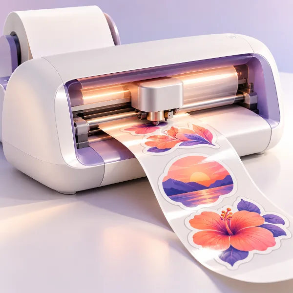 Обложка Cricut StickerPix Print + Cut: устройство, которое печатает, ламинирует и вырезает наклейки за один проход