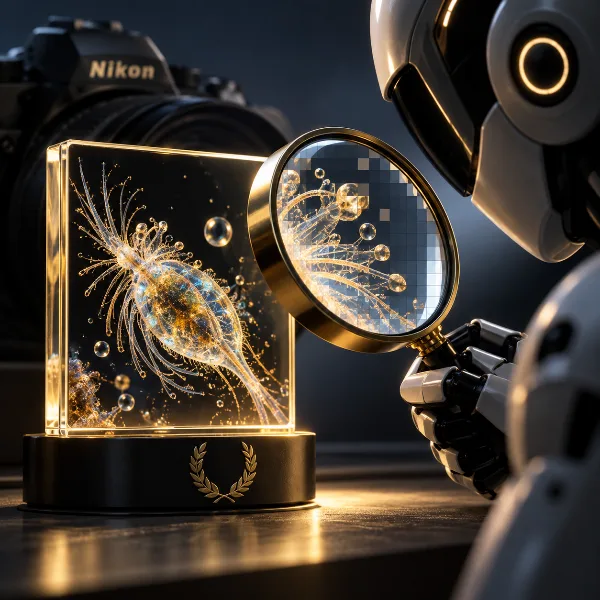 Обложка Победителя конкурса Nikon Small World in Motion проверяют из-за подозрений в использовании ИИ