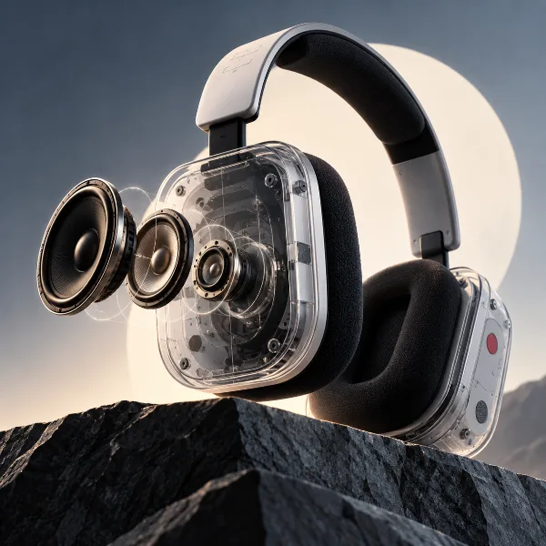 Обложка Nothing Headphones (1) Pro: наушники с тремя драйверами в каждой чашке за $399