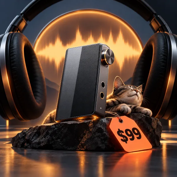 Обложка HiBy W4 за 99 долларов: яркий Hi-Fi-усилитель для проводных наушников