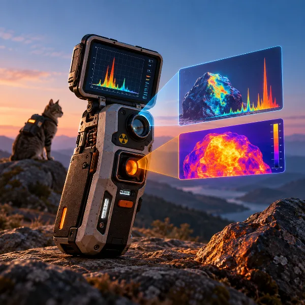 Обложка Open Source Science Tricorder: самодельный кибердек-трикордер с гамма-спектрометром и тепловизором