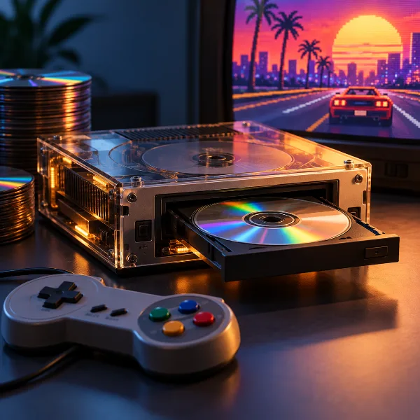 Обложка Самодельная игровая консоль на обычных CD: ретрогейминг на оптических дисках