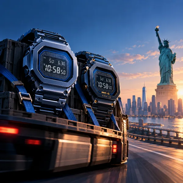 Обложка Casio G-Shock в сапфирово-синем: GMWB5000SB-1A2 и Mr-G MRGB5000SA-2 едут в США