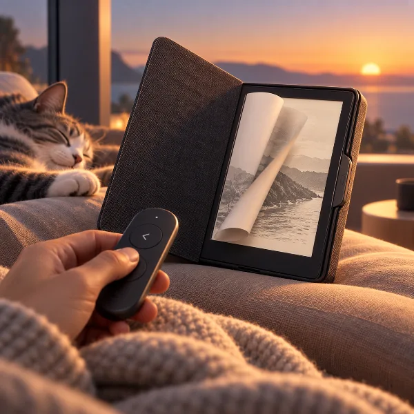 Обложка Kindle снова с кнопками: пульт Kindle Click и обложка Page Turn Cover
