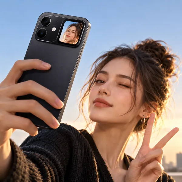 Обложка Honor X5d s: бюджетный смартфон со вторым сенсорным экраном на задней панели для селфи