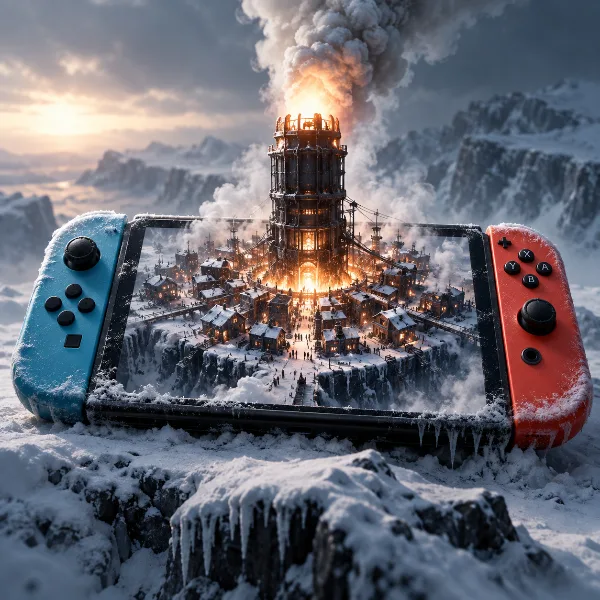 Обложка Стратегия на выживание Frostpunk выходит на Nintendo Switch