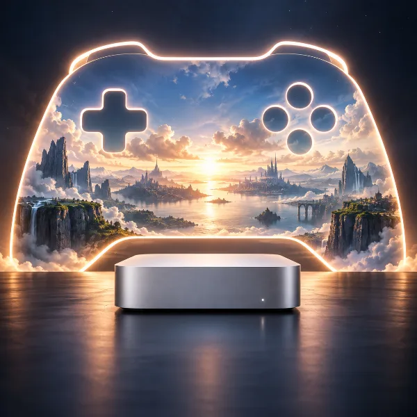 Обложка Mac mini 2026 на Apple M6 тянет эмуляцию консолей вплоть до 8K