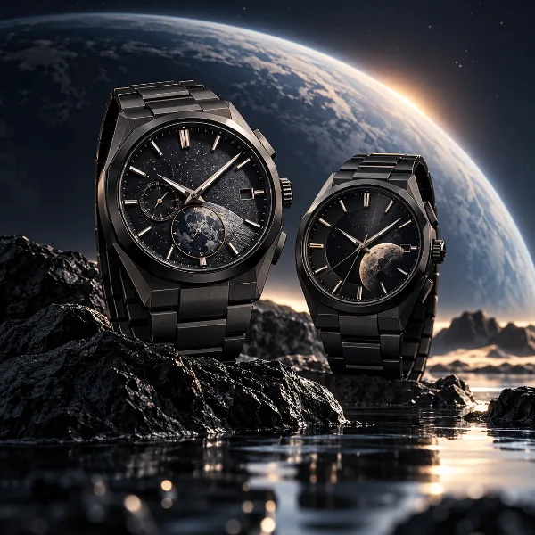 Обложка Seiko представила лимитированные Astron HAB009J и HAB010J из чёрного титана