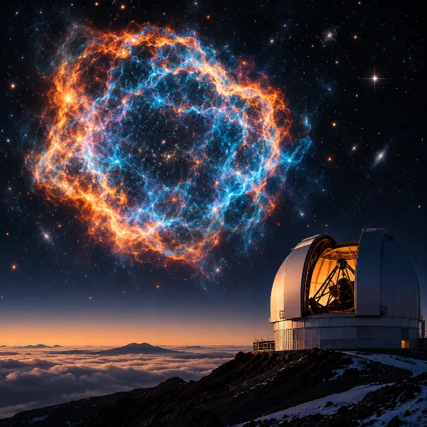 Обложка Остаток сверхновой Pa 30: телескоп Gemini North снял след взрыва, который видели в 1181 году