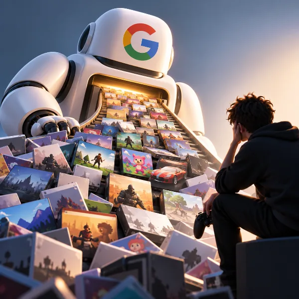 Обложка Google Playground: ИИ создаёт видеоигры целиком, а геймеры опасаются волны «шлака»
