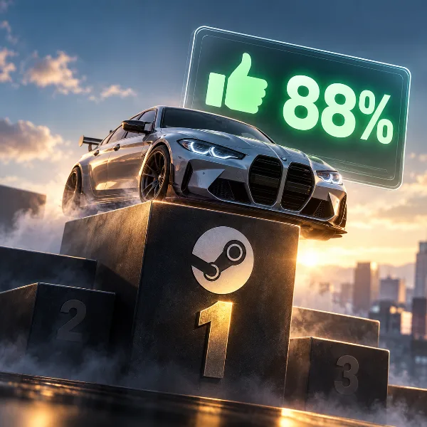 Обложка CPM 2 ворвалась в топ Steam: автомобильная песочница Car Parking Multiplayer собрала 88% положительных отзывов в раннем доступе