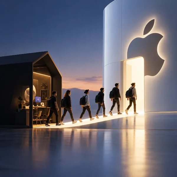Обложка Apple забирает команду ИИ-стартапа Huxe — выходцев из NotebookLM — по схеме acqui-hire