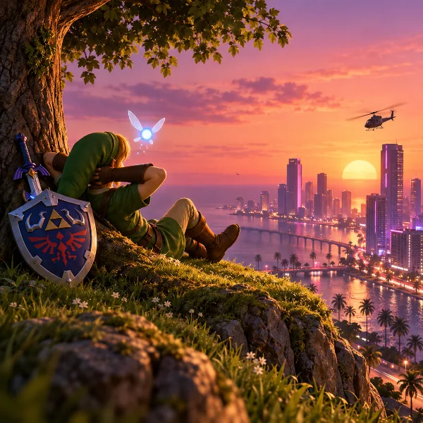 Обложка GTA 6 против ремейка Zelda: Ocarina of Time — почему Nintendo не боится релиза Rockstar