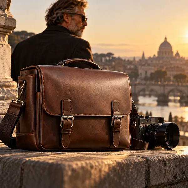 Обложка Oberwerth Street Bag: кожаная фотосумка Хью Браунстона за $1699