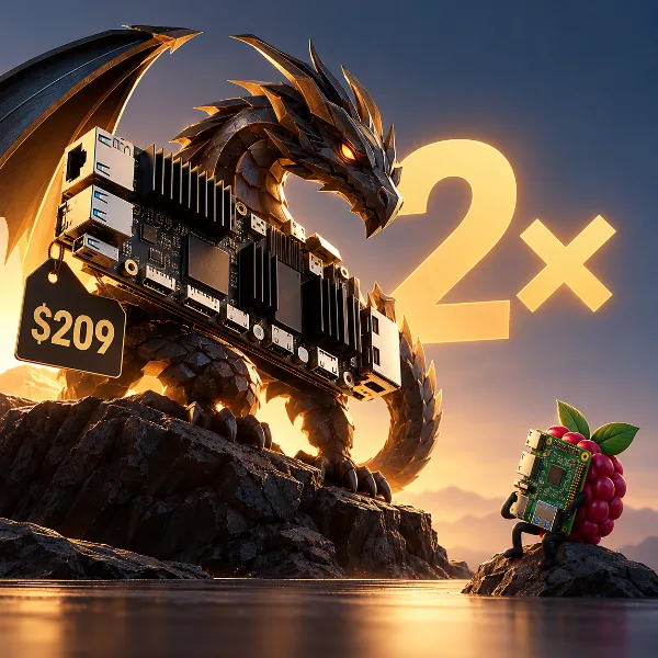 Обложка Radxa Dragon Q8B против Raspberry Pi 5: вдвое больше возможностей за $209