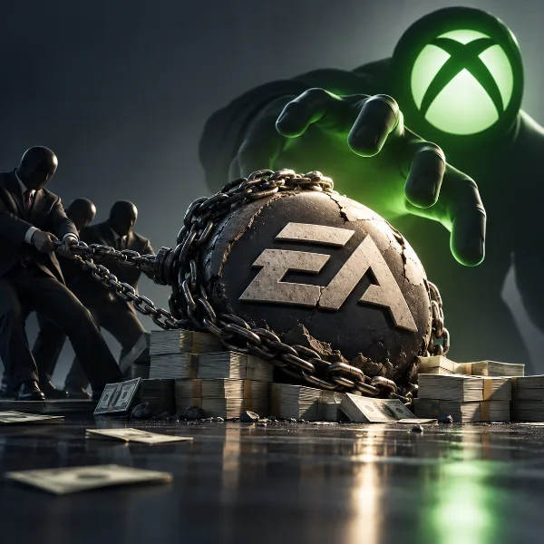 Обложка EA после выкупа за $55 млрд: кредиторы требуют $1,4 млрд и слухи о поглощении Xbox