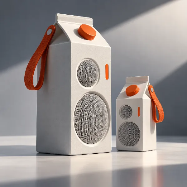 Обложка CMF от Nothing выпустила колонки Speaker S и M в форме молочного пакета