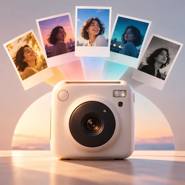 Обложка Fujifilm Instax Square 2: моментальная камера с фильтрами настроения и округлым дизайном