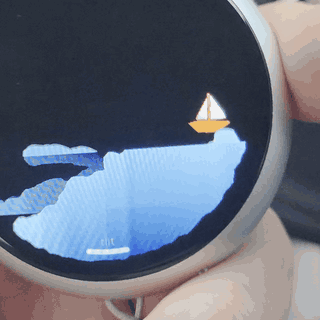 Значок The Badge в работе