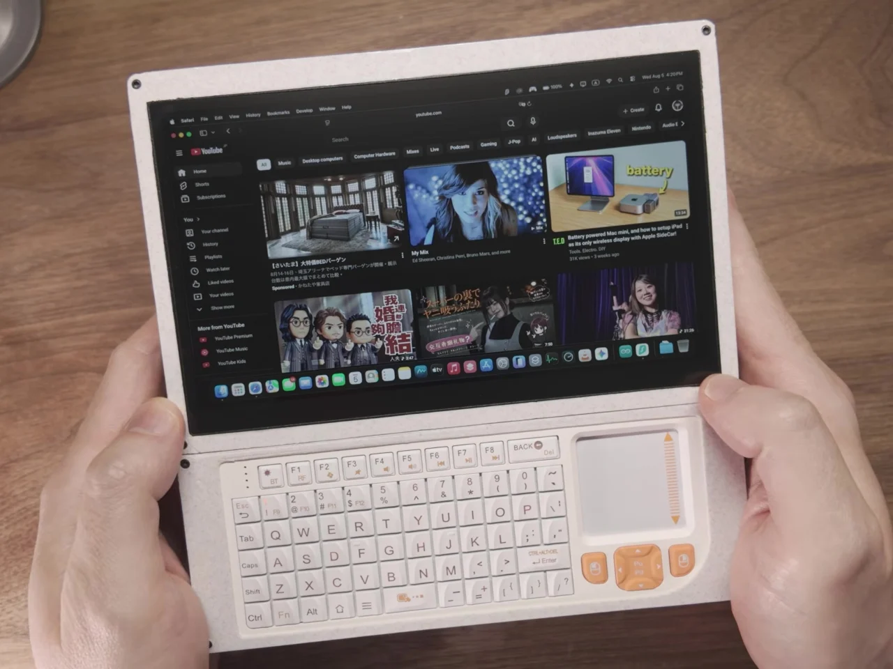 Модуль Mac Nano с материнской платой Mac Mini M4 в напечатанном корпусе