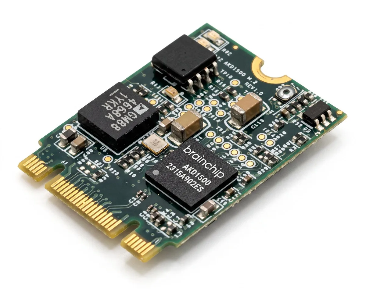 Плата разработчика BrainChip AKD1500 в формате M.2
