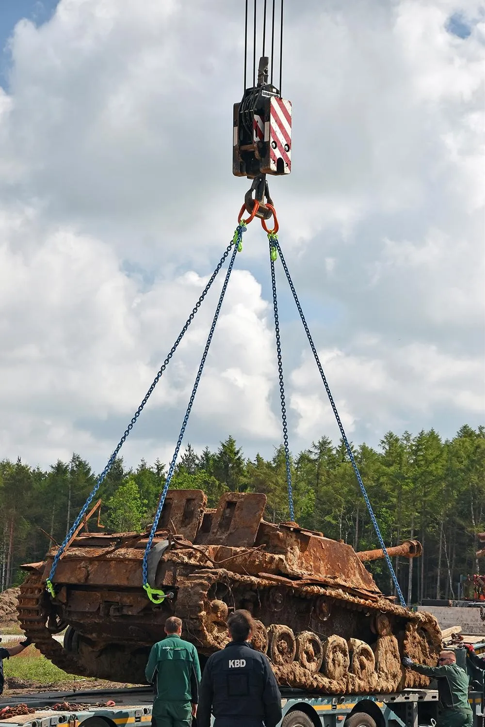 Найденную самоходку StuG III готовят к передаче в музей