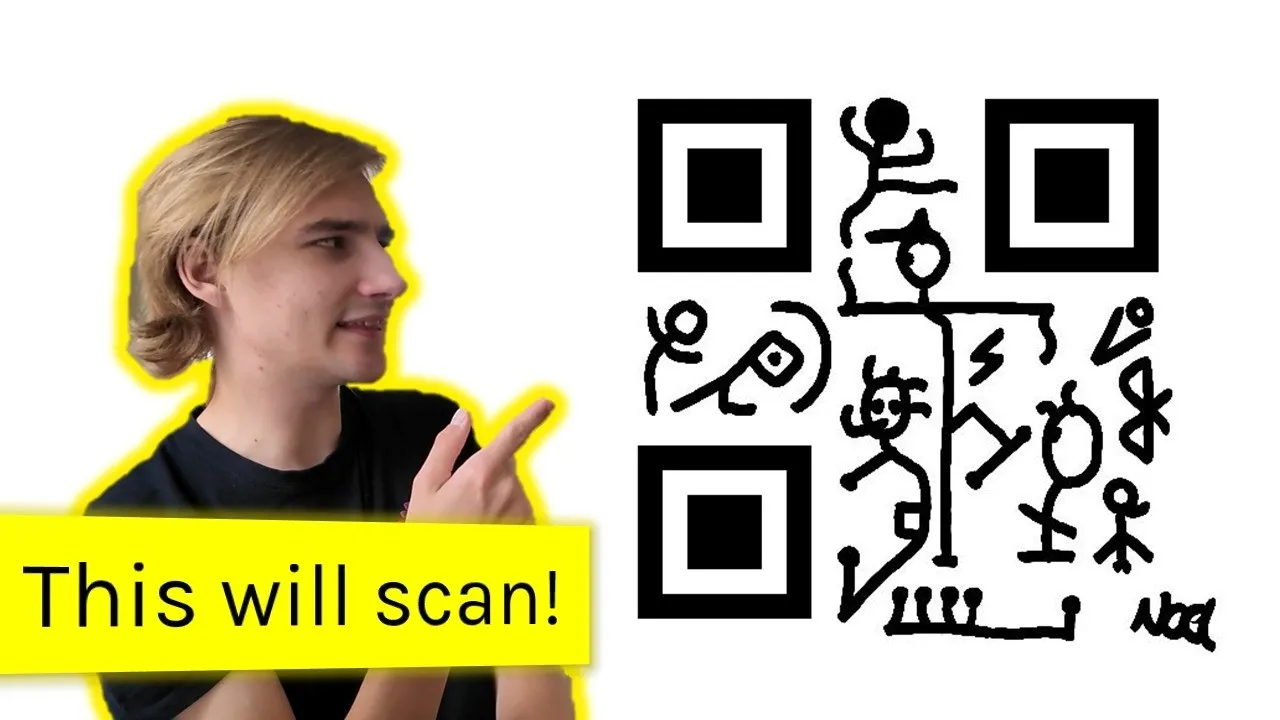 Шаблон для ручной расшифровки QR-кода на бумаге