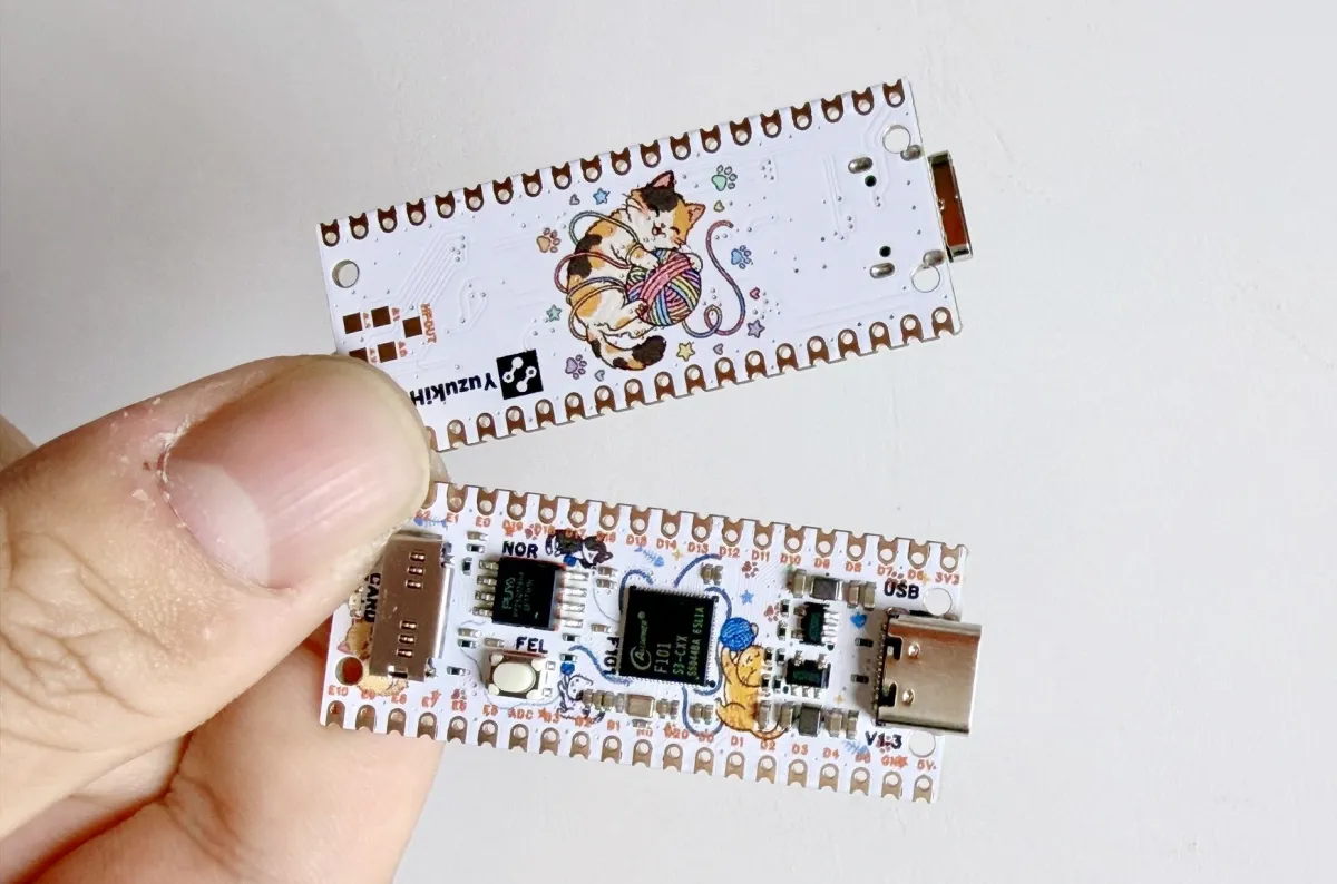 Одноплатный компьютер YuzukiNeko в форм-факторе Raspberry Pi Pico