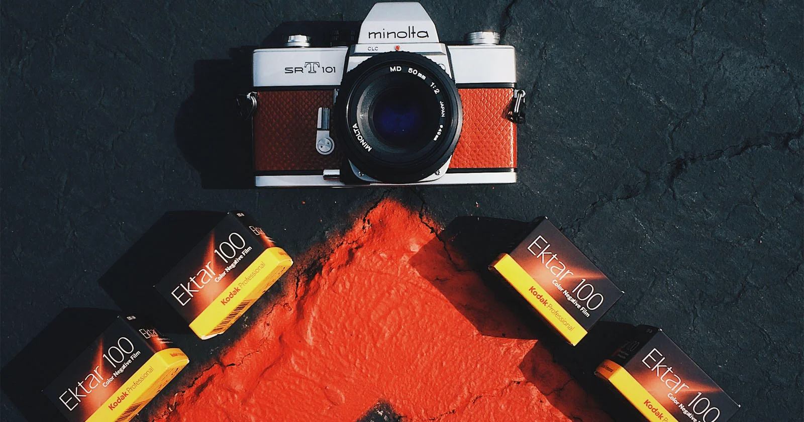 Кадр, снятый на цветную плёнку Kodak Ektar 100