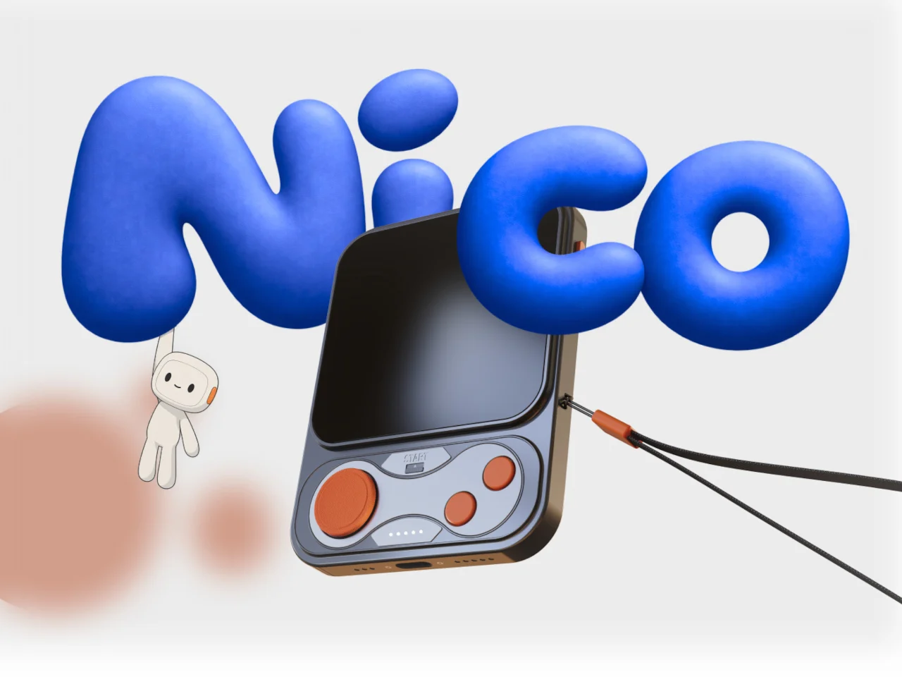 Концепт Nico: общий вид устройства и персонажа