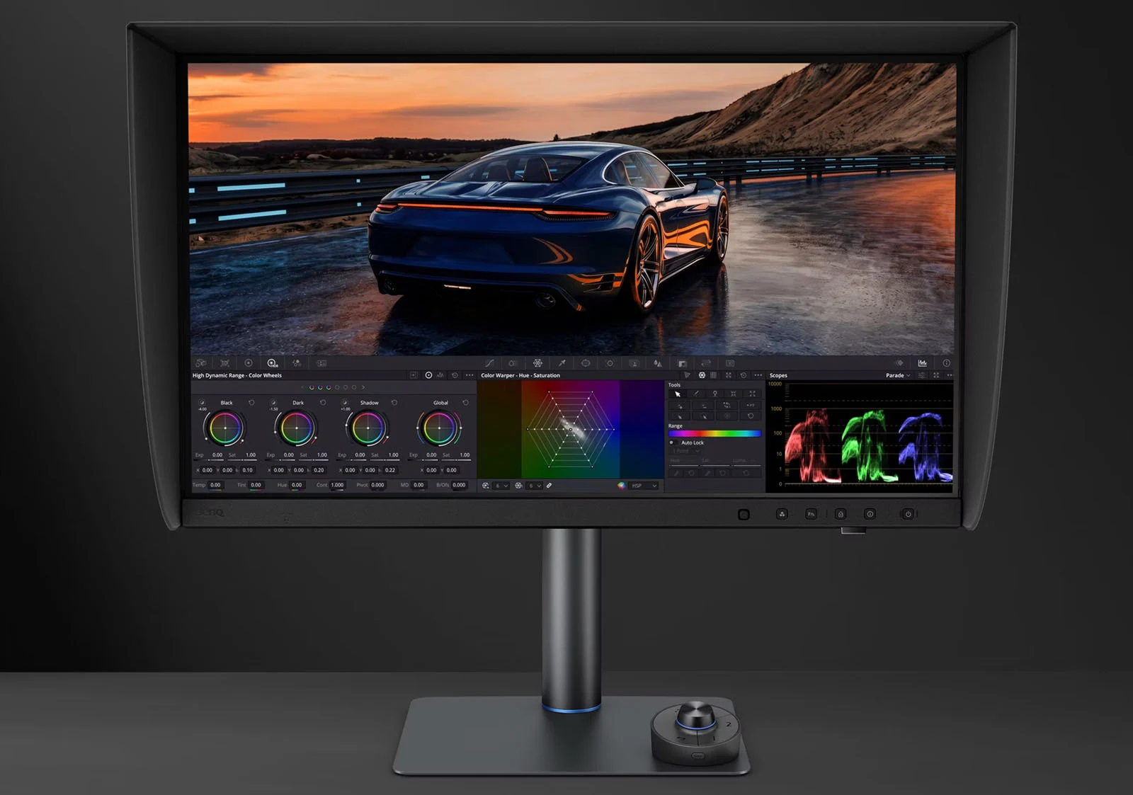 Монитор BenQ серии Creative Pro с изображением на экране