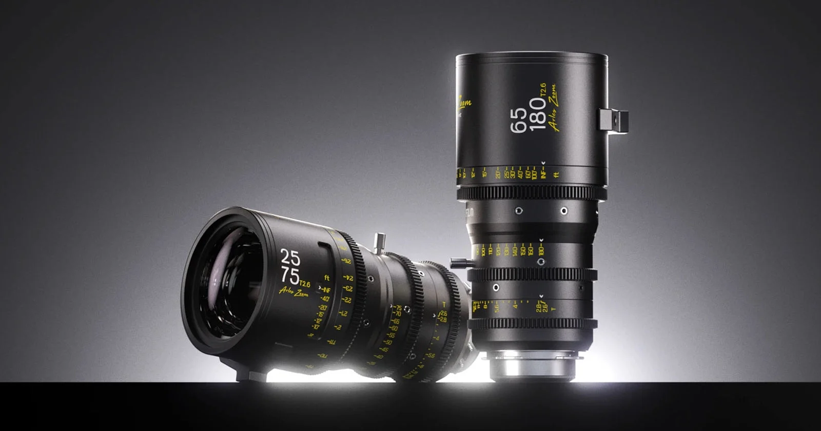 Кинозум-объективы DZOFilm Arles Zoom 25-75mm и 65-180mm T2.6